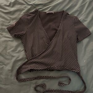 Brandy Melville Tie Crop Top